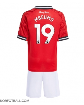 Billige Fotballdrakt Manchester United Bryan Mbeumo #19 Replika Hjemmedraktsett Barn 2025-26 Kortermet (med bukser)